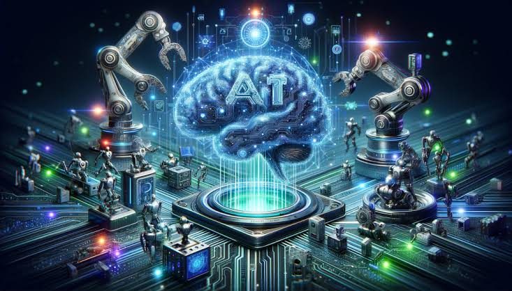 An AI brain orchestrating automated workflows